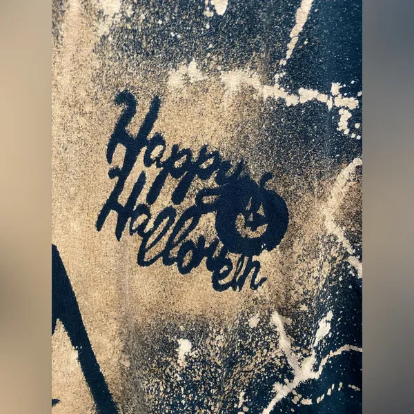 Halloween‎ reverse tie dye t - Image 3