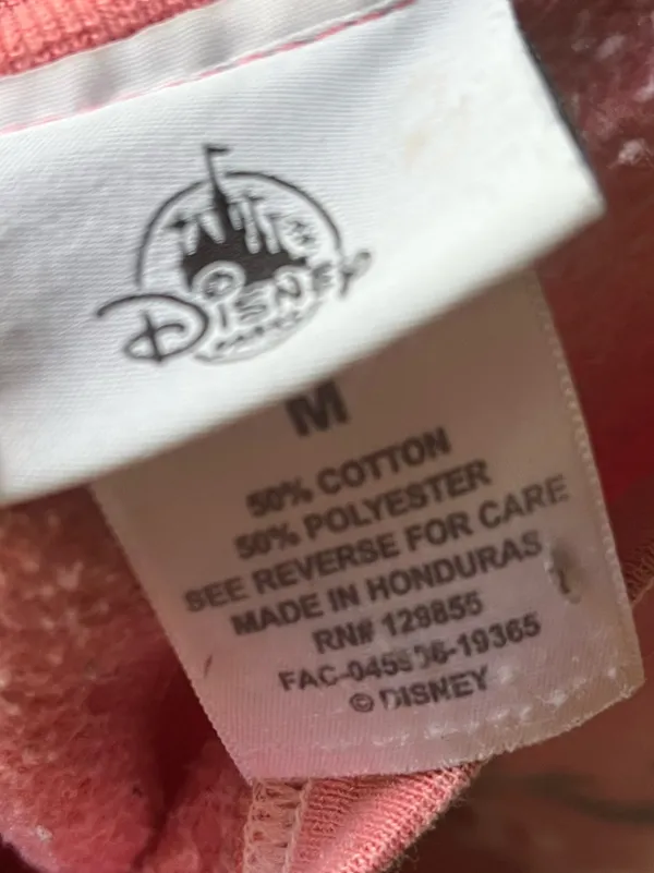 Disney Coral Pink Mickey Graphic Crewneck Sweatshirt - Image 3