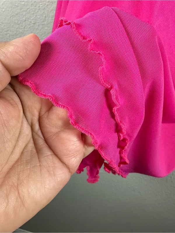 White Fox Boutique Don’t tell me now mini dress in hot pink SZ:S - Image 5