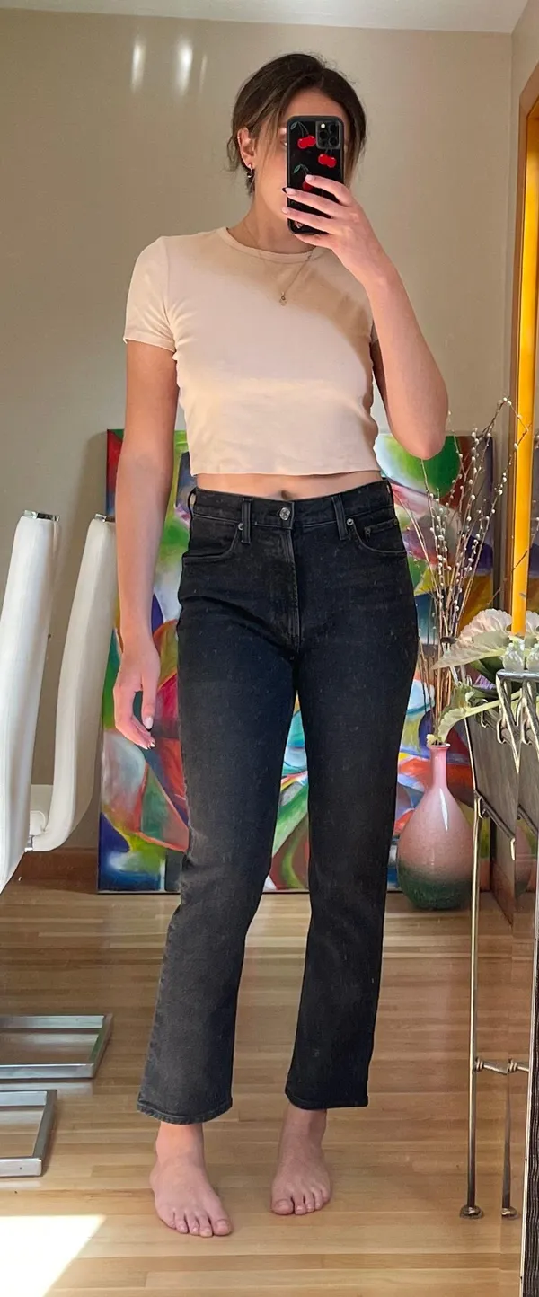 AGOLDE Wilder Straight Leg Jeans in Panoramic - Image 4