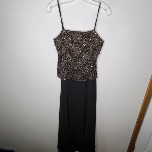 Vintage‎ Karen Miller New York Formal Dress 2 Pc - Image 2