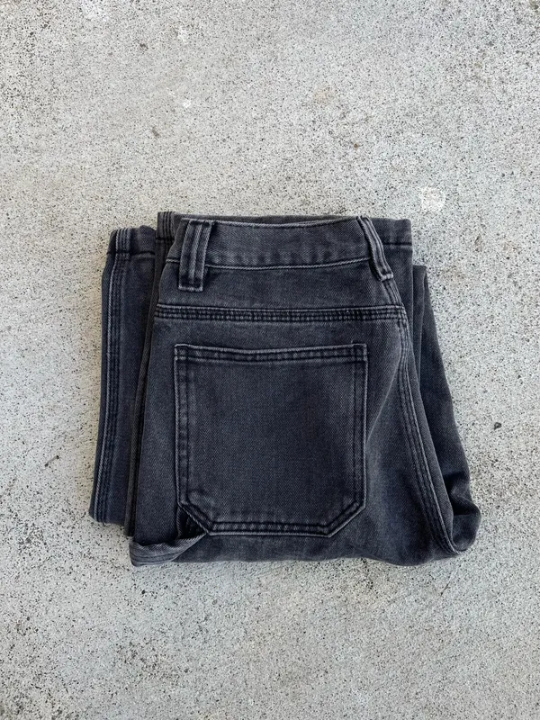 J Galt Brandy Melville Cargo Jeans Black - Image 3