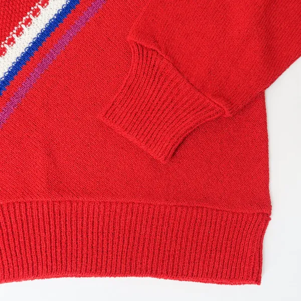 Vintage 60s James Kenrob Red White & Blue Sweater - Image 7