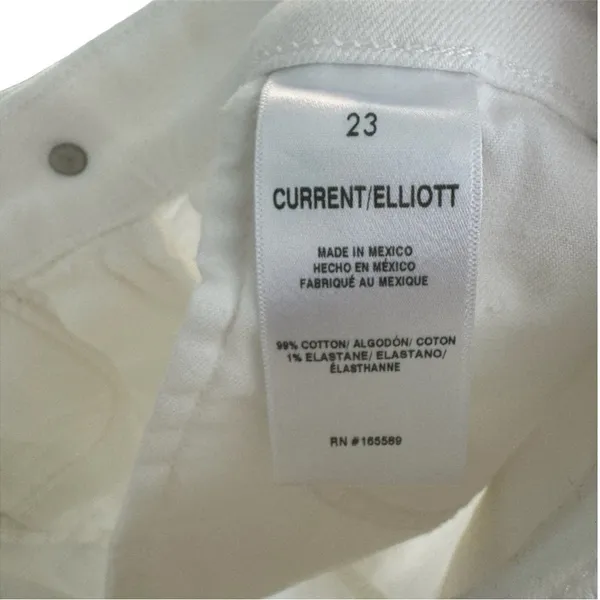 Current/Elliott Arroyo Jean Straight Leg White 23‎ - Image 9