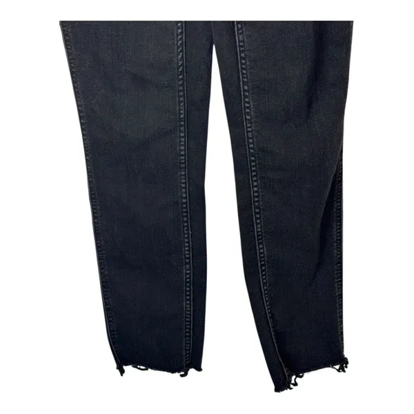 Madewell Overalls Women XS Washed Black Luna Denim‎ Skinny Gothic Grunge Outdoor - Image 10