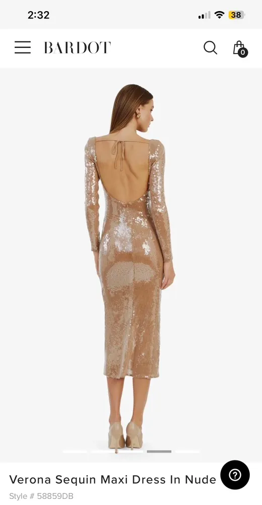 Bardot Sequin Maxi Dress - Image 3