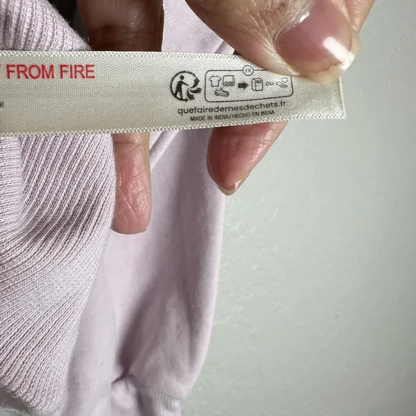 Daily Practice by‎ Anthropologie Hoodie XS Lilac Pink Cropped Sweatshirt Cozy - Image 16
