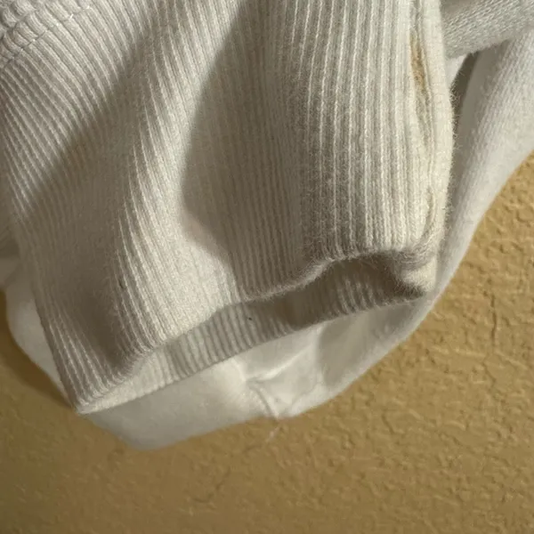 SHOW ME YOUR MUMU Women's Cream Crewneck Sweater with Red Lettering - Image 7