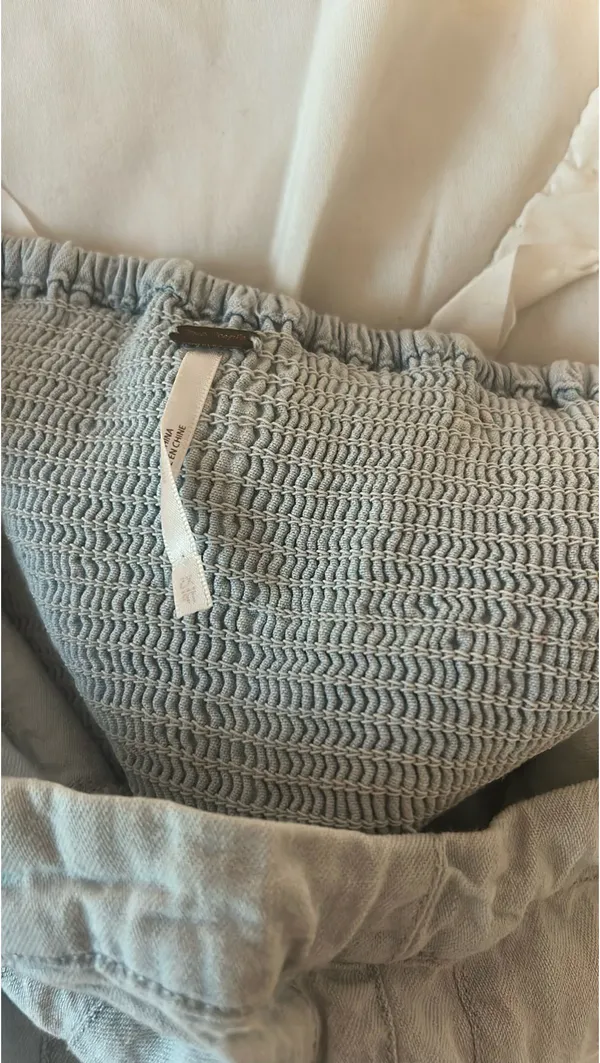 Free People Denim Top Crop - Image 3
