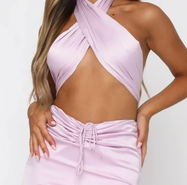 White fox two piece set - Image 3