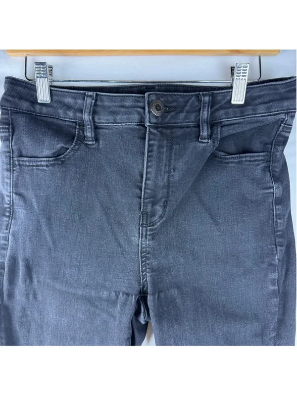 American Eagle Black High-Rise Next Level Stretch Jeggings 10 Short Denim Jeans - Image 6