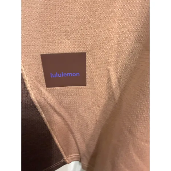 Lululemon Cap Sleeve Hiking Tank Pecan Tan Dark‎ Oxide LW1DSGS Size 2 - Image 7