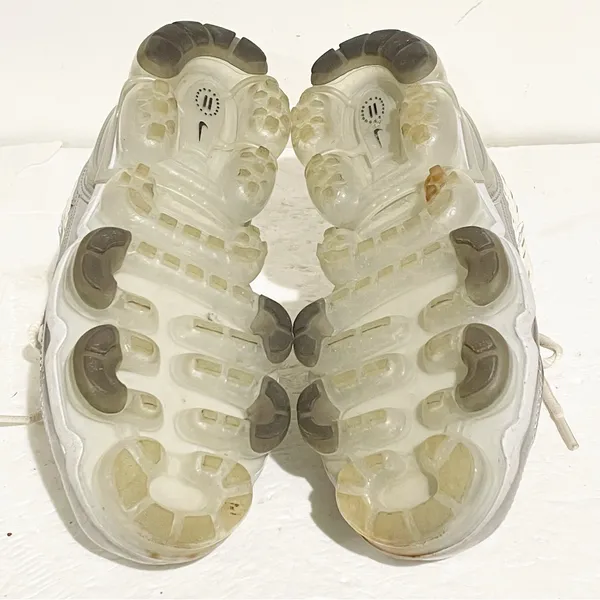 Nike Size 9‎ Air Vapormax 360 Women's Fossil / Metallic Silver Low Top Sneaker - Image 7