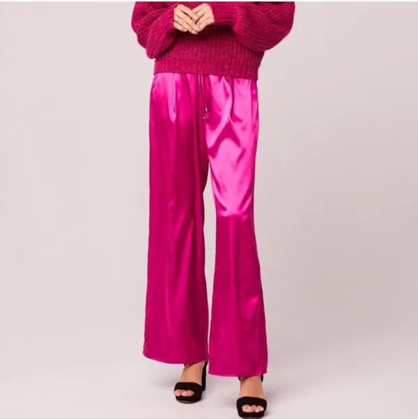NEW Band of Gypsies Cannes Fushia Pants With Pockets M - Image 3