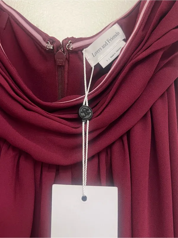 Lovers + Friends Soleil Gown in Wine - Image 4