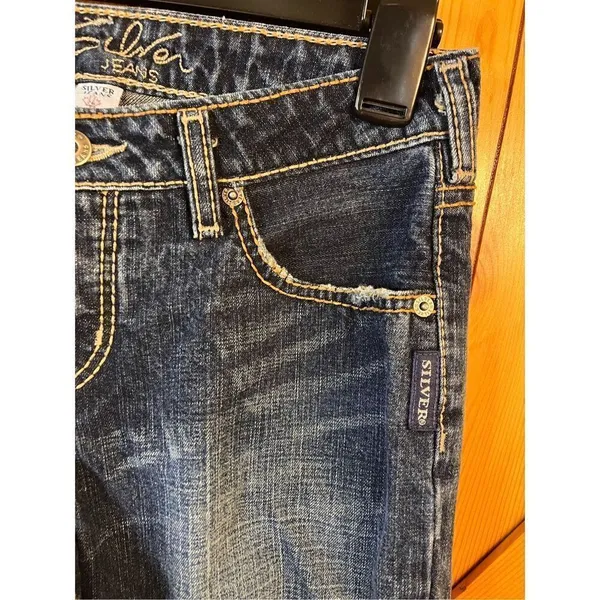 Silver Jeans Bootcut Size 26 Dark Wash (3236) - Image 5