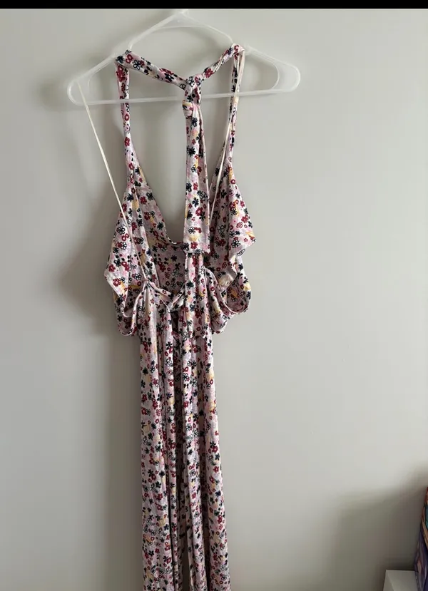 Free People Vibe Check floral print jumpsuit in multi Size Small - Image 4