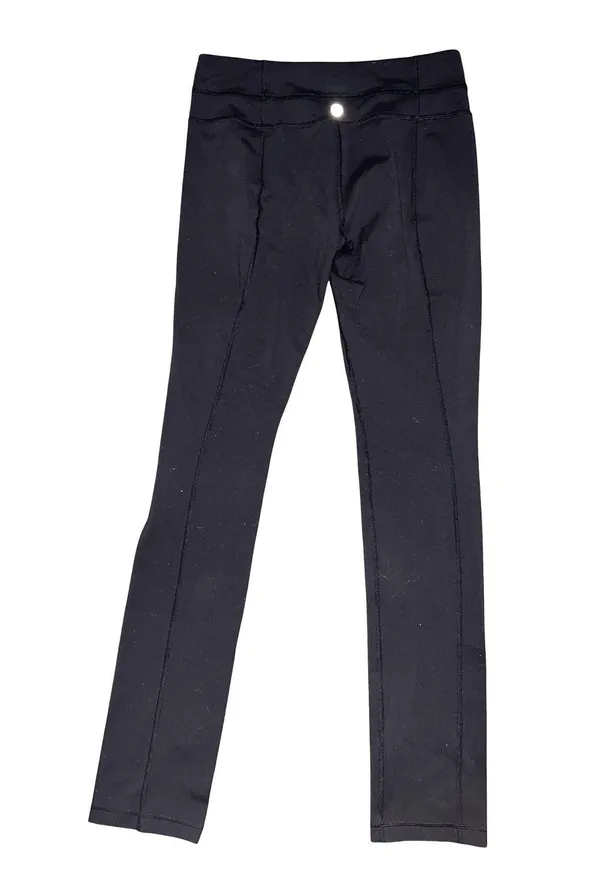 Lululemon Groove Pant Straight 32" Black Size 8 Yoga Workout Travel Gym GUC - Image 5