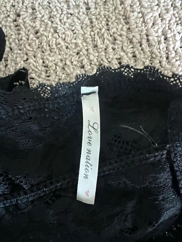 Victoria's Secret black lace bralette - Image 2