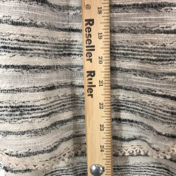 Free People Women's Henley Textured Striped Pullover Top Small - Image 10