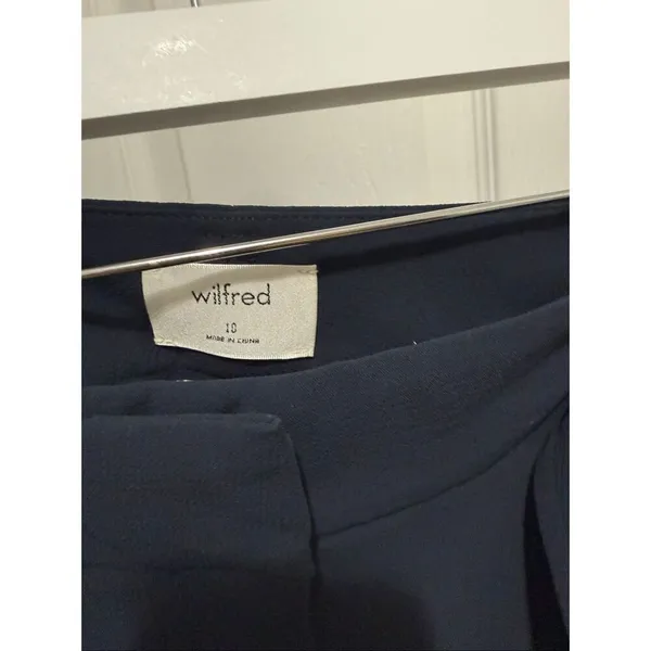 Aritzia Wilfred tie front cropped trouser pants size 10 - Image 3