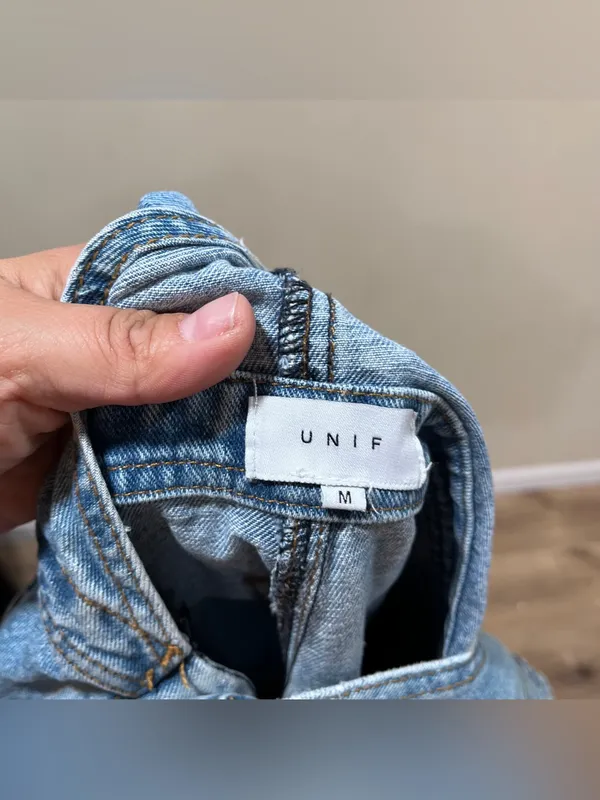 UNIF DENIM BRIT OVERALLS medium blue women’s - Image 7