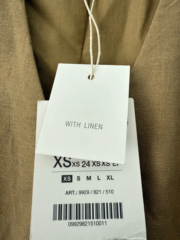 Zara Linen Vest - Image 2