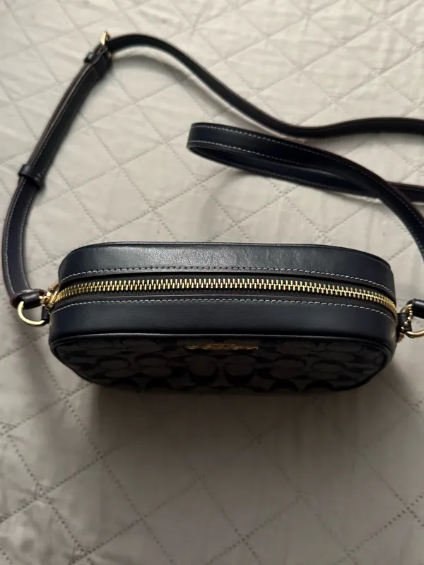 Coach Mini Jamie Camera Bag in Navy Blue - Image 4
