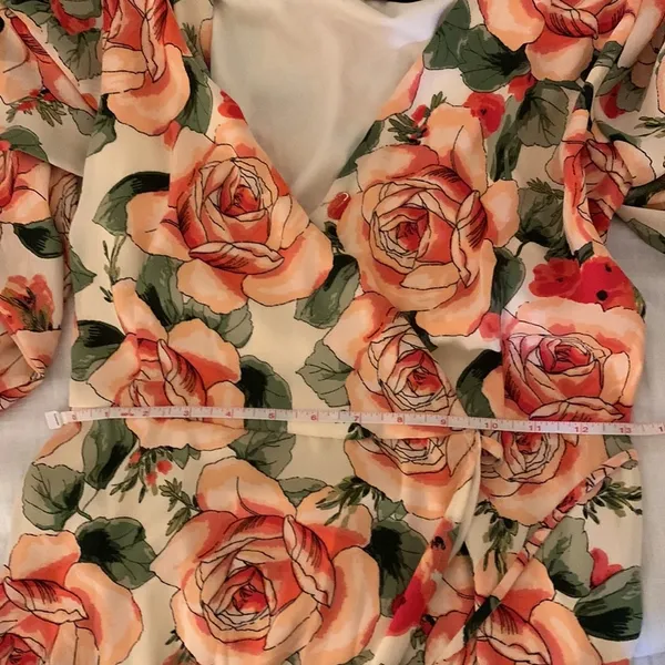 Bobeau Floral Print Maxi Wrap Dress Size XS - Image 9