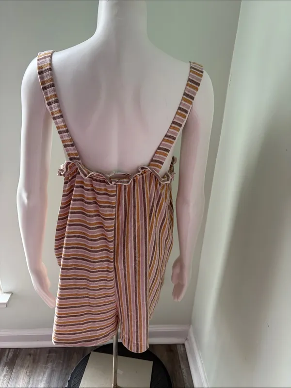 Free people Marianna Striped Romper size medium - Image 10