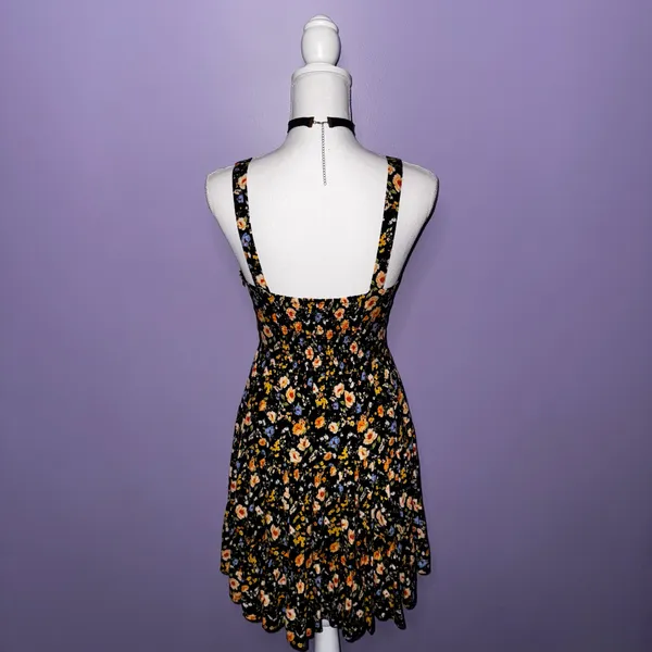 NWT Boutique Black Floral Mini Dress - Image 9