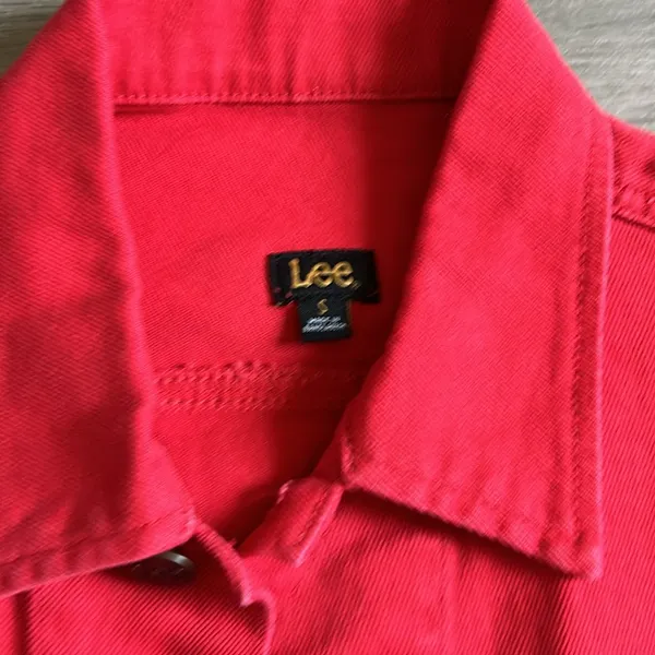 NWT Lee vintage modern rider jacket in red - Image 4