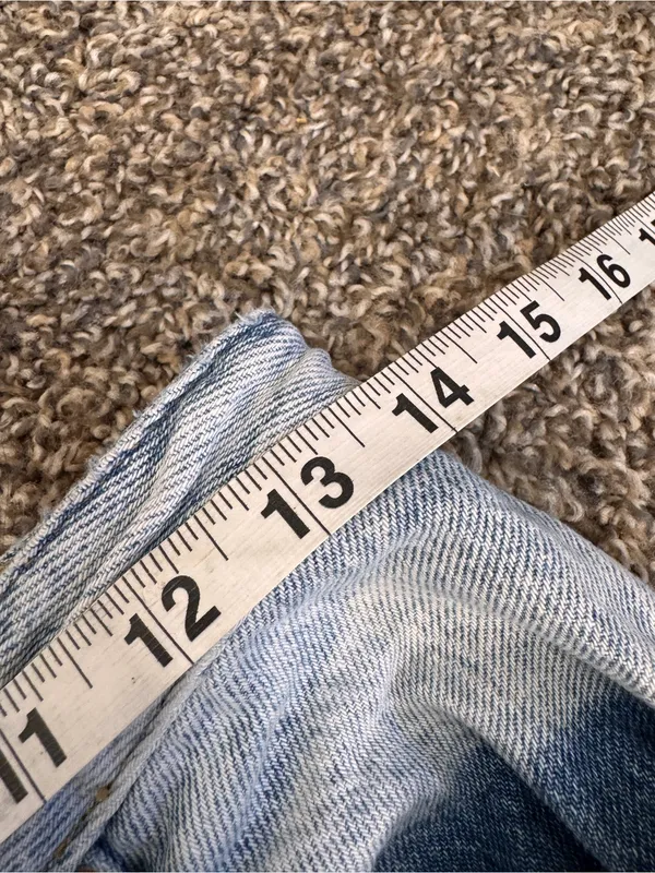 Pacsun Blue 90s Boyfriend Heavily Distressed Jeans Womens 27 Casual Denim - Image 4