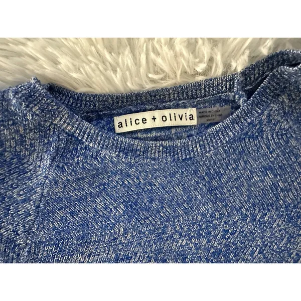 Alice + Olivia Solange Merino Wool Knit Crop‎ Top XS - Image 2