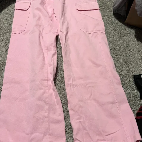 Zara bubblegum pink cargo jeans‎ 6 - Image 6