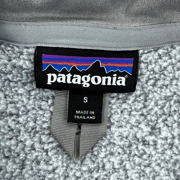 Patagonia Better Sweater Gray Pullover Small RCP‎ Advisors Logo Quarter Zip - Image 6