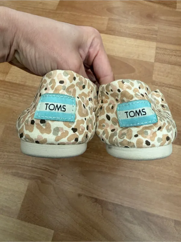 Toms Alpargata Classic Slip-On Espadrille Flat Sunbleached Cheetah Floral Sz 8 - Image 5