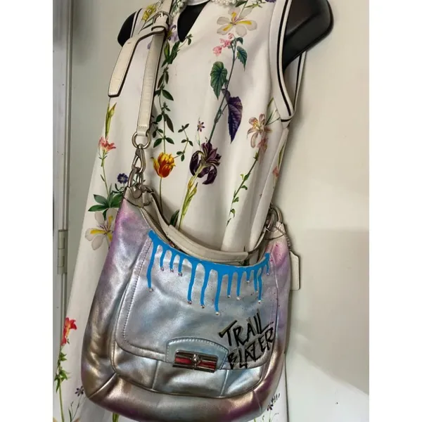 Coach Leather Crossbody Multicolor Customized - Image 11