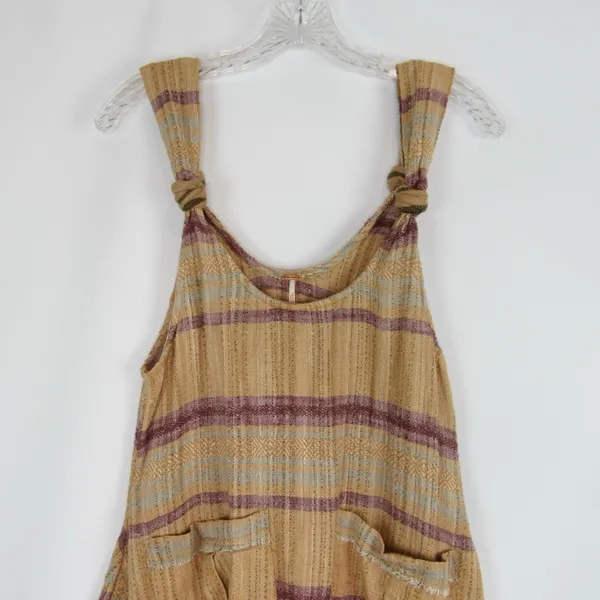 FREE PEOPLE Harper Striped Maxi Tank A-Line Swing Dress Women's Size Small - Image 5