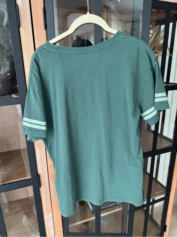 Brooks & Dunn graphic tee forest green country music cowboy boots hat western - Image 4
