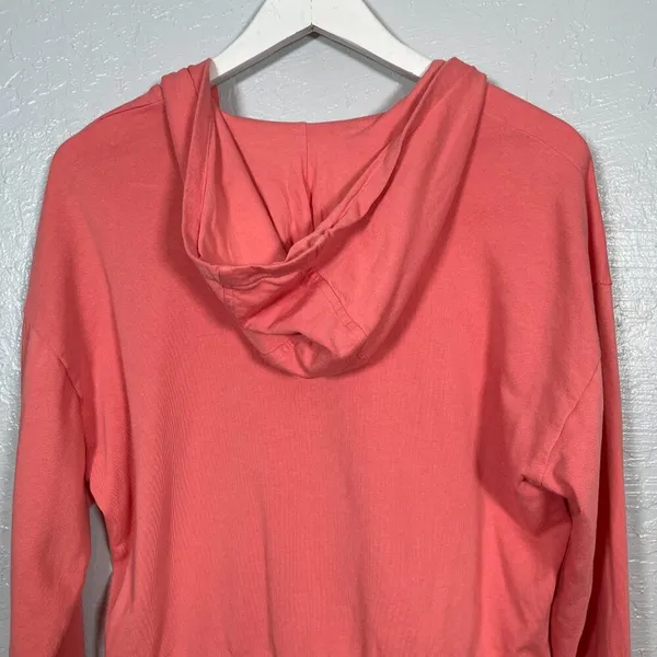 Sweaty Betty Women 4-6 Pink Orange After Class Relax Pullover Hoodie Athleisure - Image 7