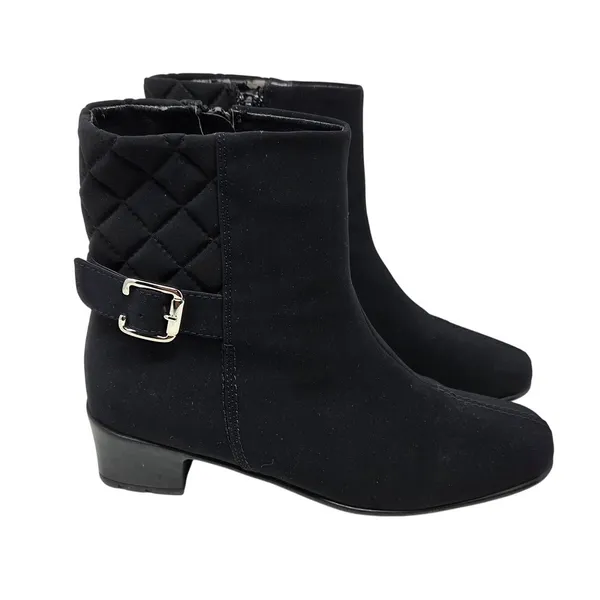 Sesto Meucci Black Hovercraft Waterproof Quilted Yeska Ankle Bootie Size 6 M - Image 6