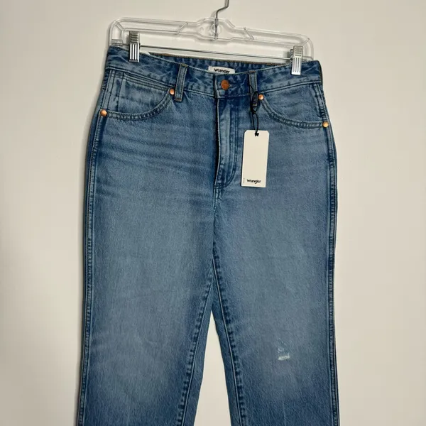NWT Wrangler Wild West 603 High Rise StraightJeans Size‎ 27 - Image 4