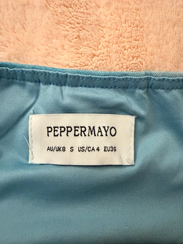 Peppermayo Blue Mini Dress - Image 5