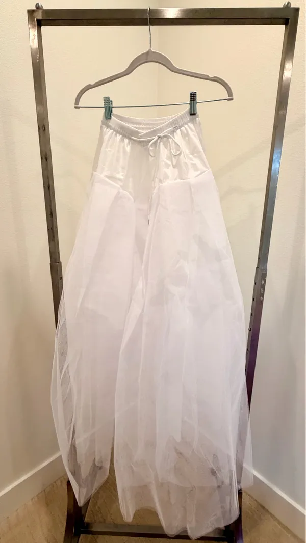 Sherri Hill Pink Strapless Satin Bow Long Gown Zip With Petticoat Women’s 2 - Image 7