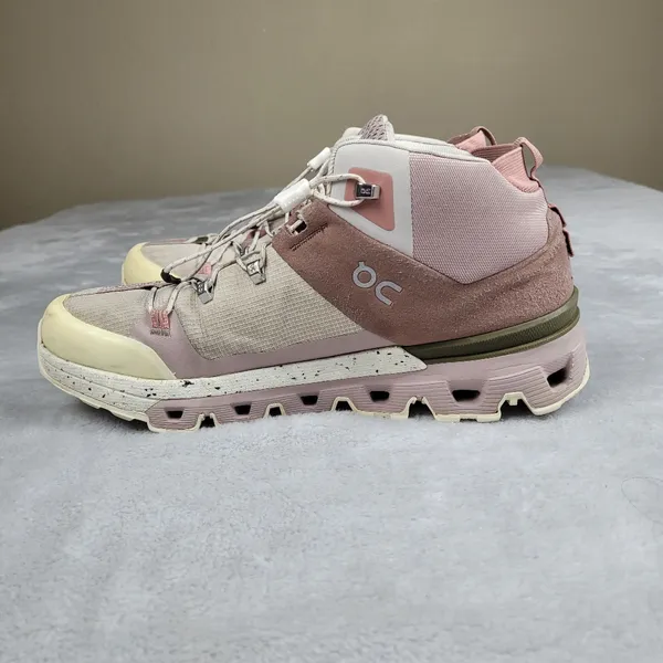ON Cloud Cloudtrax Hiking Boots Shoes Rose Ivory Women’s Size 9.5 - Image 8