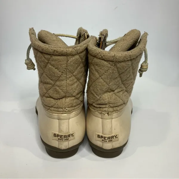 Sperry Syren gulf wool quilted tan size‎ 8 - Image 5