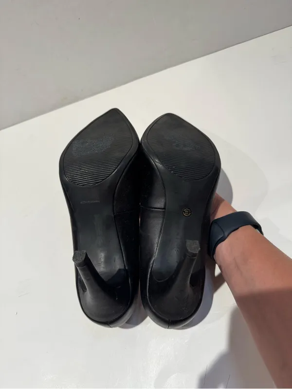 A.N.A m Wardrobe Staple Classic Black Pointed-Toe High Heel Pumps - Size 9.5 - Image 7
