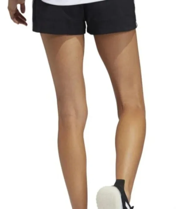 Adidas NWT PACER 3-STRIPES WOVEN Black SHORTS Size M - Image 3