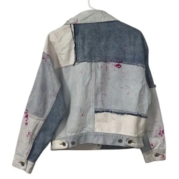 Levi's Light Blue Denim Oversized Jacket(Size XS) - Image 3